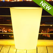 Vaso Redondo Luminoso Multicor -  40 x A.50 cm